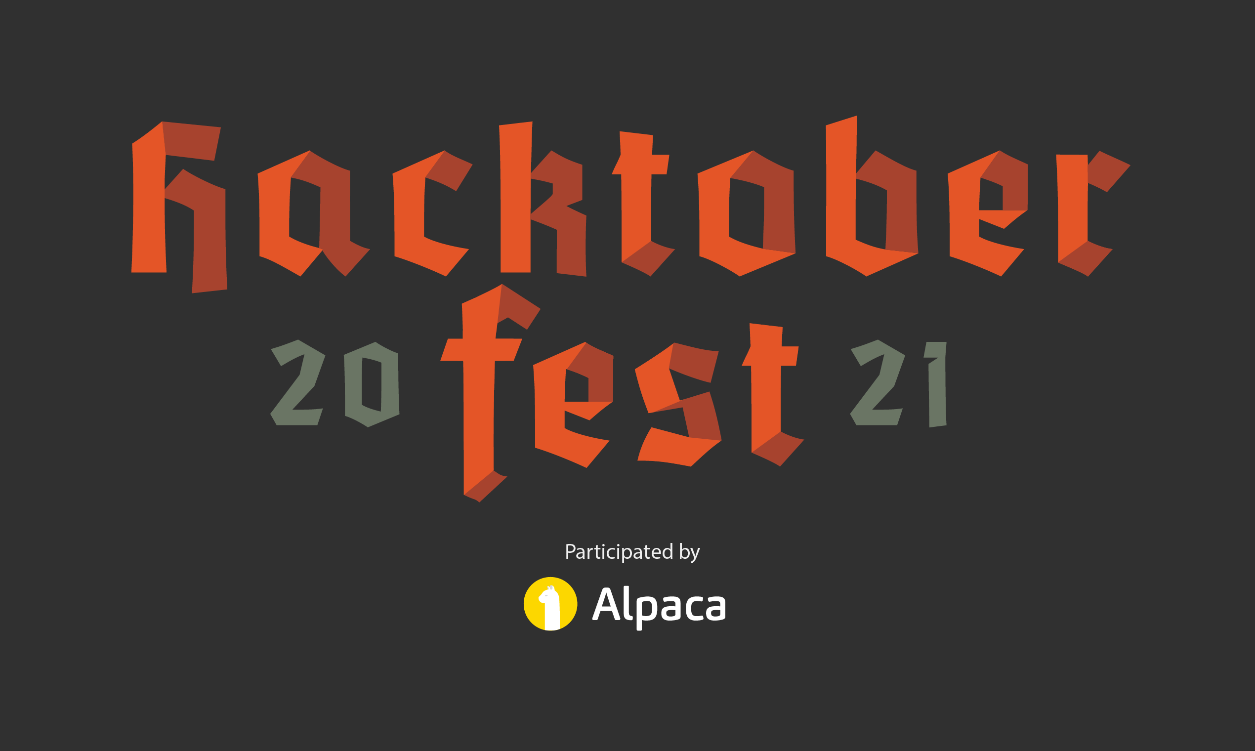 Hacktoberfest 2021 ? Celebrate Open Source with Alpaca