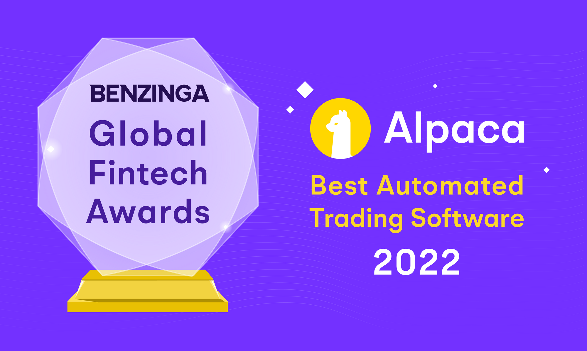 Alpaca Wins Best Automated Trading Software at 2022 Benzinga Fintech Awards