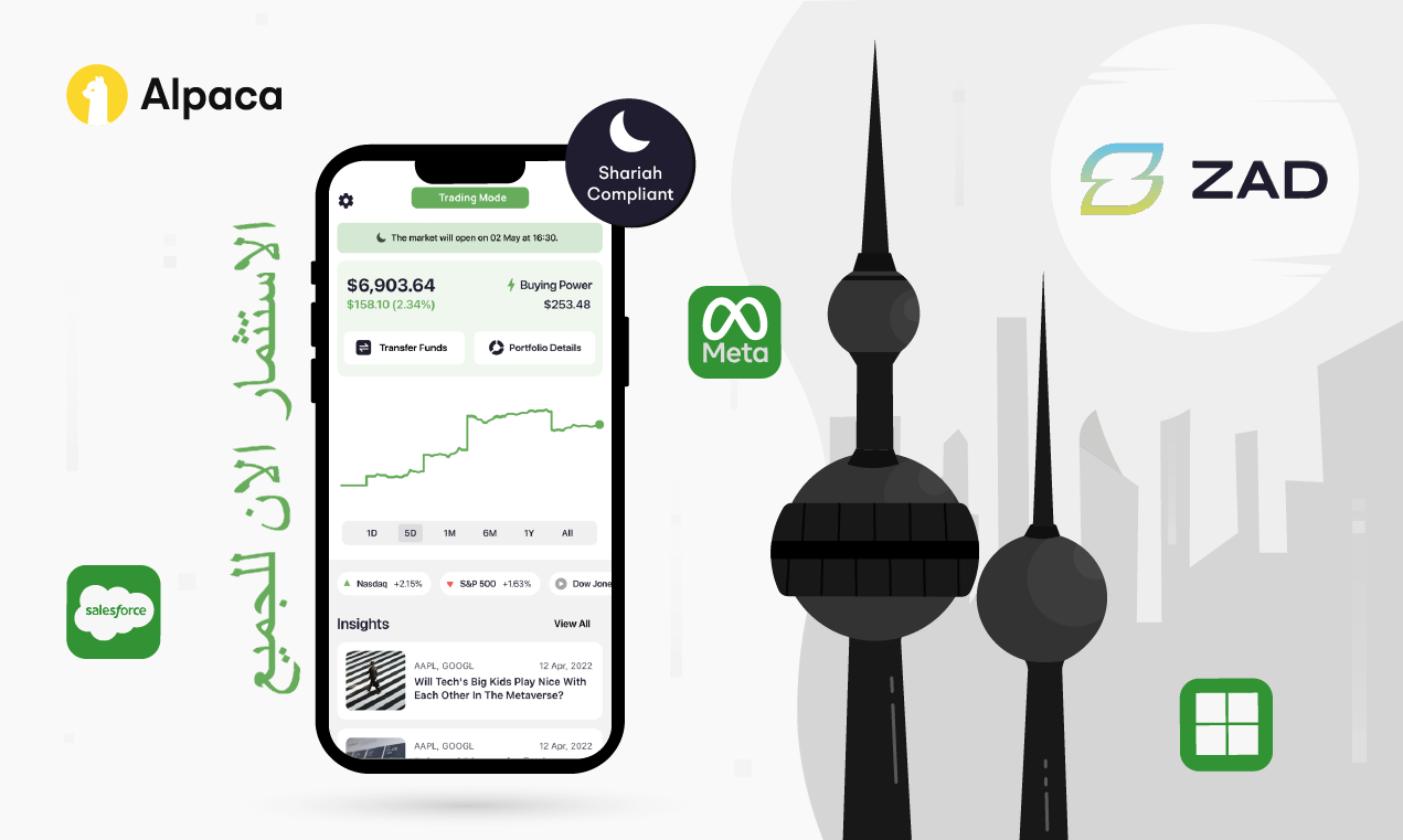Securities House Launches Zad App- Kuwait’s First Shariah-Compliant Investment Platform with Alpaca