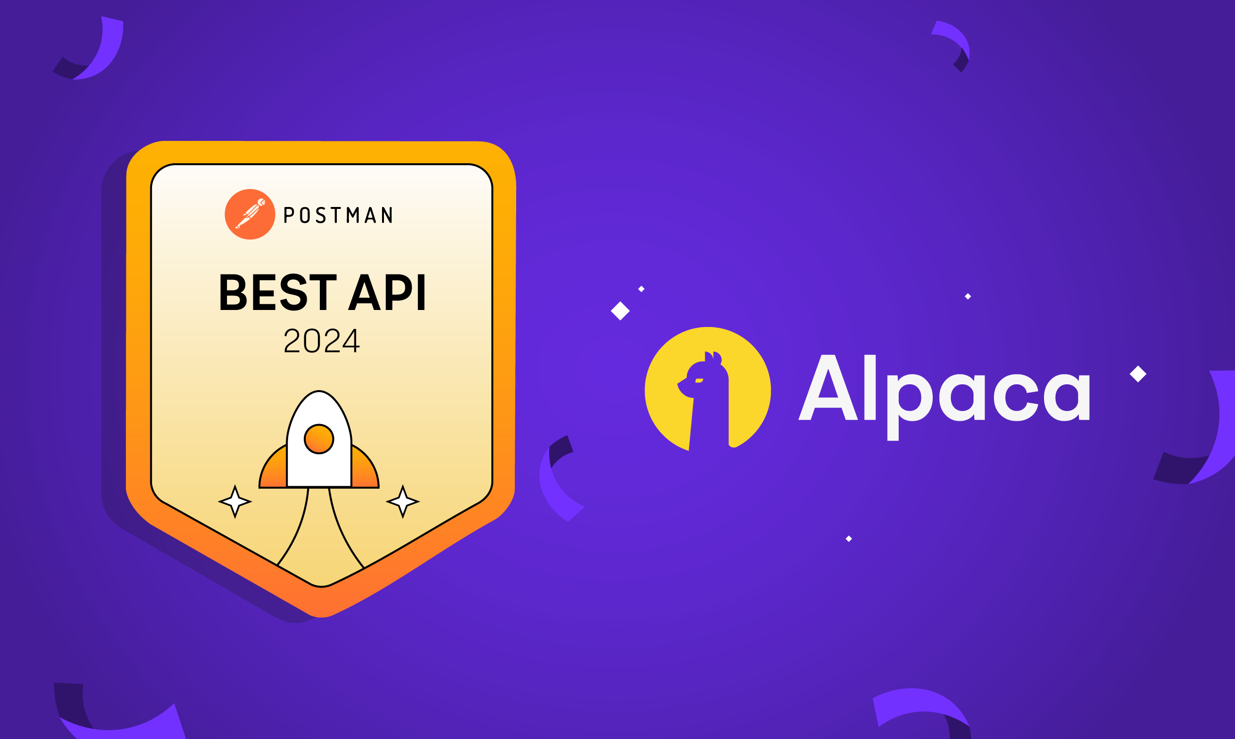 Alpaca Secures "Best API" Award from Postman at POST/CON 2024