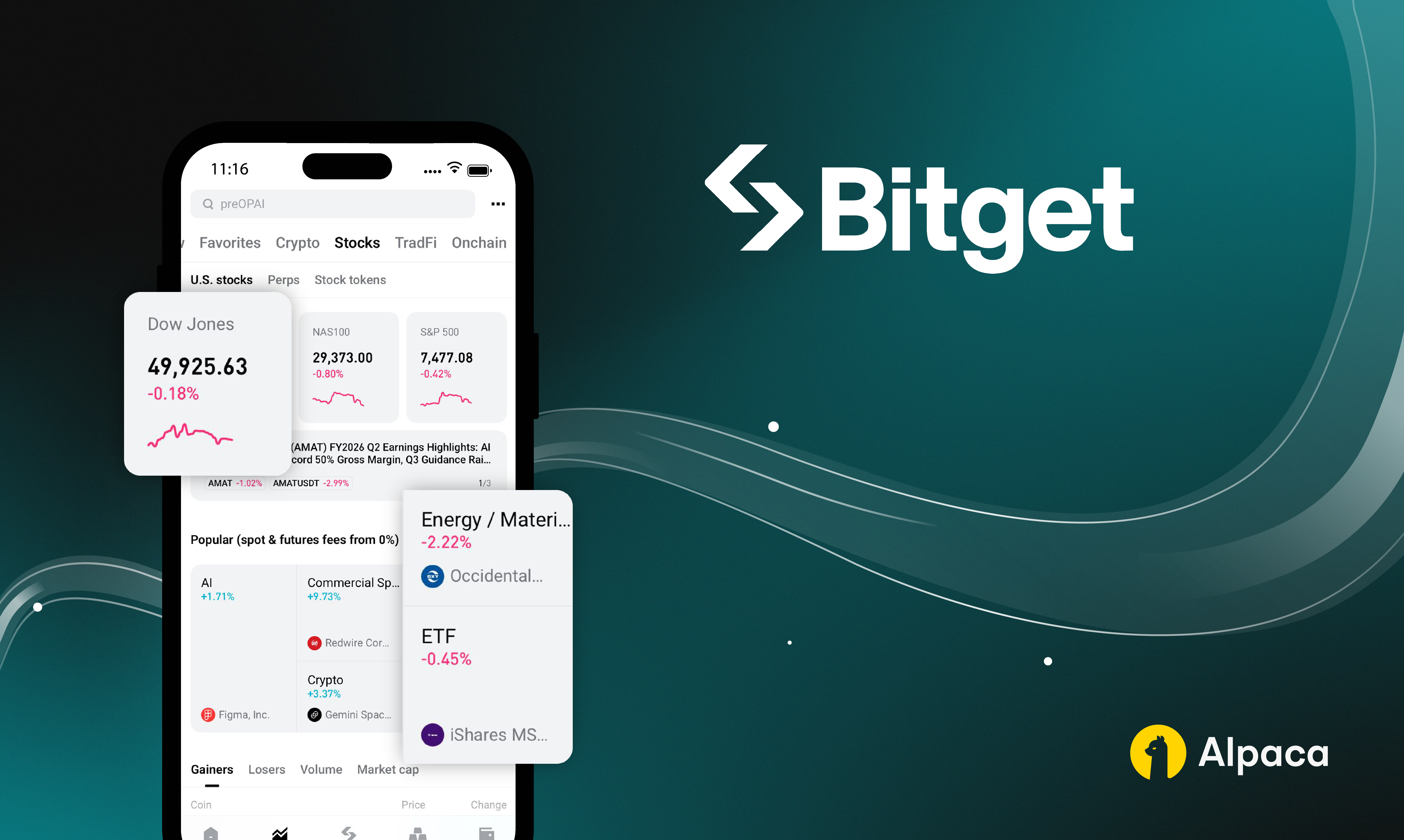 Bitget Launches Tokenized US Equities to Expand Universal Exchange Platform with Alpaca