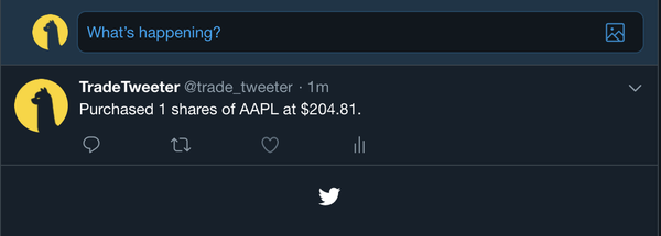 Building a Twitter Bot to Tweet My Trades